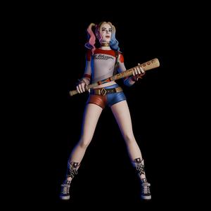 Harley Quinn 3D model for printing-Harley Quinn 3D model for printing