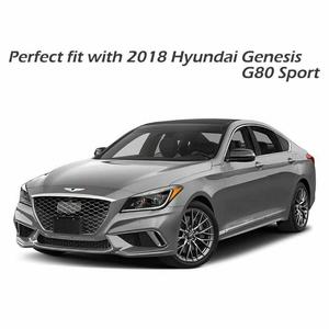 Front Bumper Lower Chrome Piece (Fits: 2018 2020 Genesis G80 Sport) 86563 B1800TRI or 86564 B1800TRI