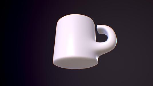 Floating-handle Cup