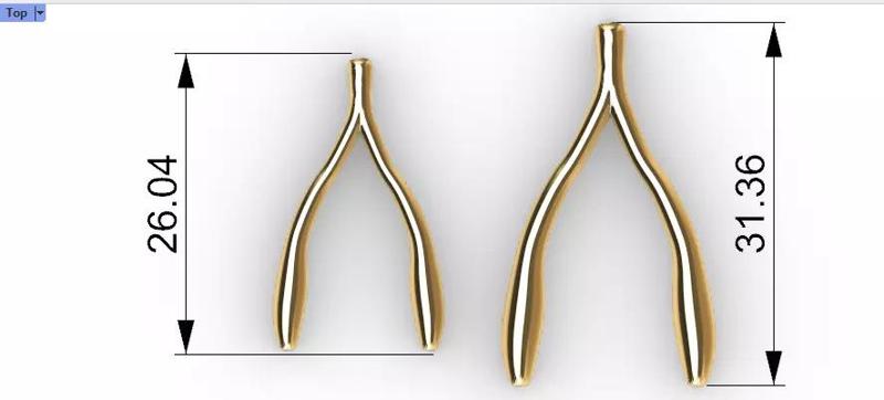 Wishbone Necklace Pendant Jewelry