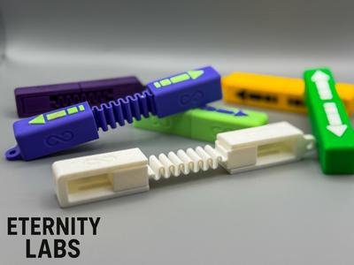 Expanding Flopper Fidget - Print in place