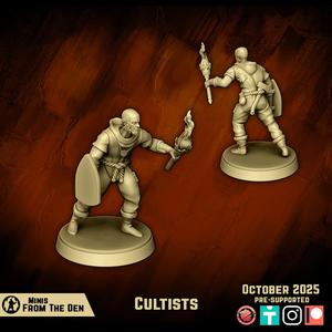 Cultist with Torch and Shield