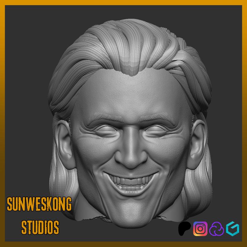 Marvel's Disney+ Loki Tom Hiddleston No Crown Headsculpt