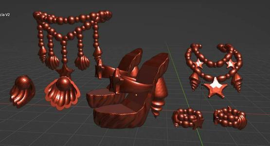 Monster High accessories set for Lagoona Custom