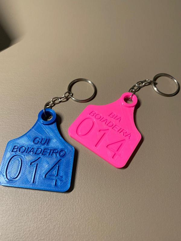 Chaveiro Agro Brinco de Boi