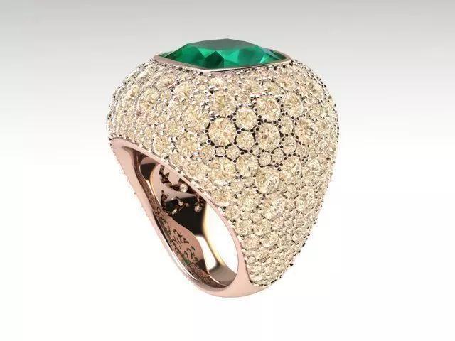Grisgono Style Pave Ring