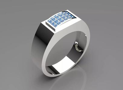 gold man ring mr0208