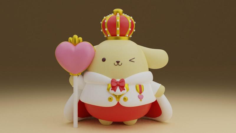 Pompompurin sanrio figure