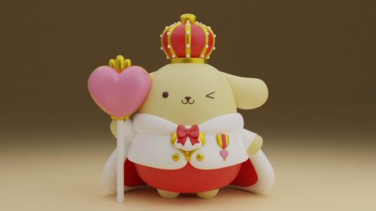 Pompompurin sanrio figure