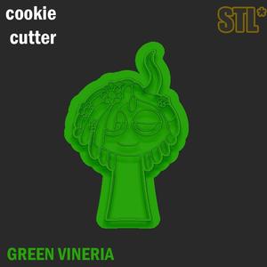 Sprunki Cookie cutter Green Vineria  STL 3D Model Character