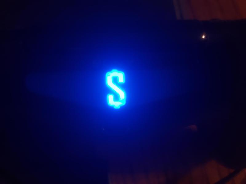 $ Dollar Sign - PLAYSTATION 4 LIGHT-BAR 3D PRINT - PS4 DECAL - PERSONALIZED PS4 GIFTS- GAMER GIFTS