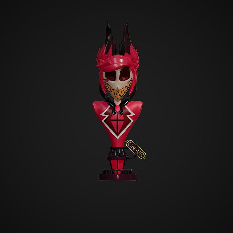 Alastor Bust - Hazbin Hotel