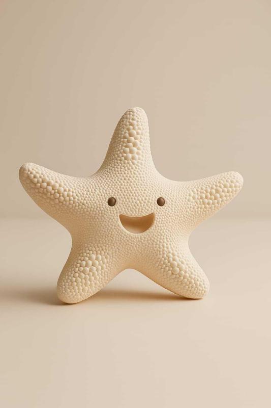Cute Smiling Starfish – 3D Printable Ocean Friend Decor or Toy