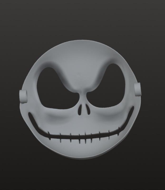 Jack Skellington 3D collectible mask with urban style