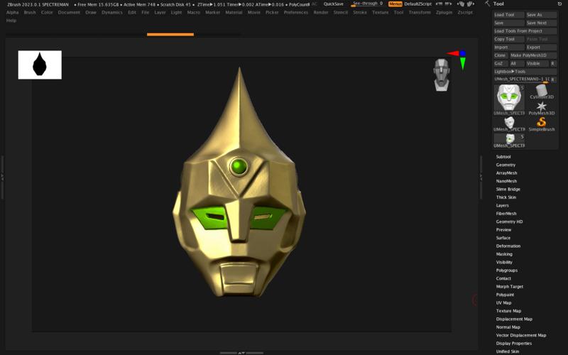 SPECTREMAN HELMET STL