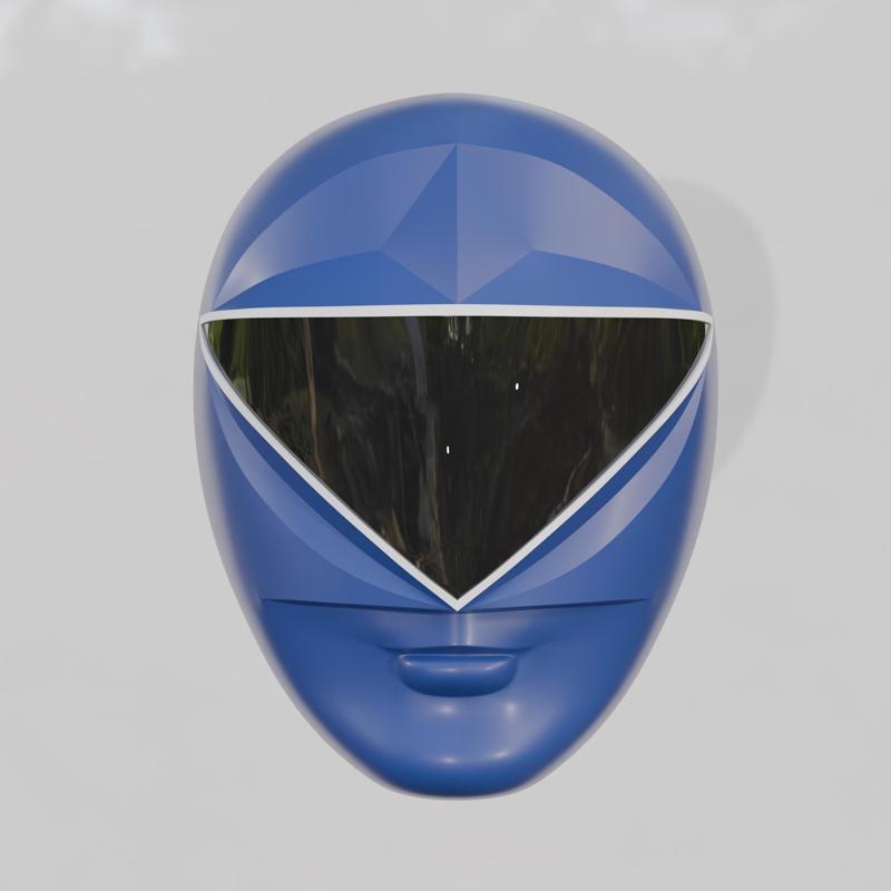Blue Chouriki Sentai Ohranger or Power Rangers Zeo Blue Helmet wearable
