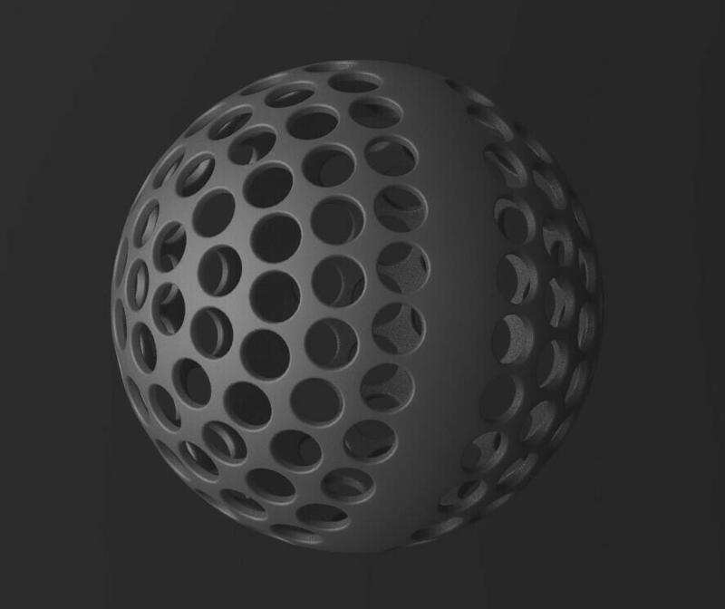 Airless Ball with Seam