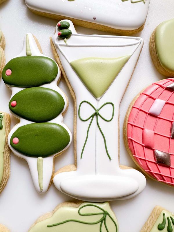 5 sizes - Martini Tini Glass Cookie Cutter - SHARP cutting edges!