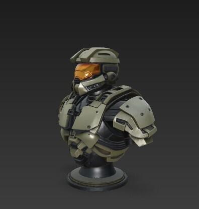 halo master chief figurine