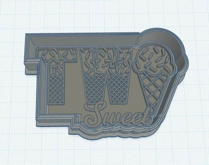 Two Sweet Cookie Cutter