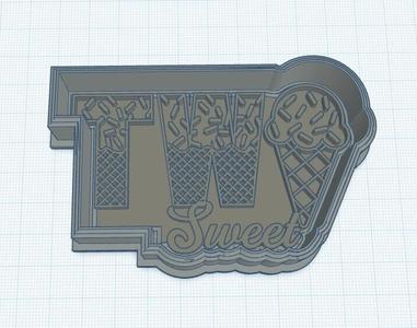 Two Sweet Cookie Cutter