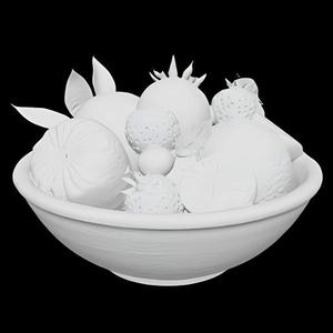Bountiful Fruit Bowl with Pomegranate