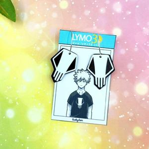 Katsuki Bakugō Skull Earrings