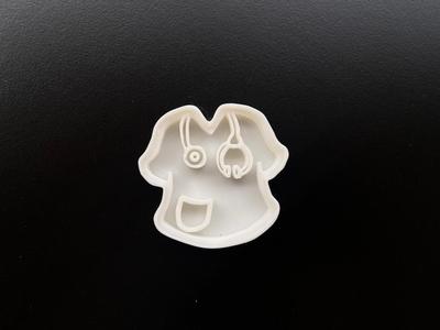 Nurse/Doctor Coat Cookie Cutter