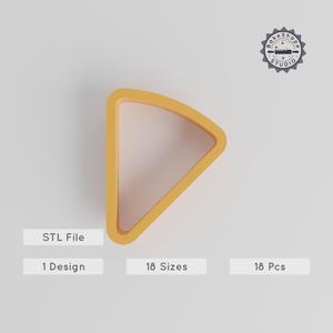 Sector Shape Cutter Set, 18 Sizes, Perfect for Cookies, Fondant & Clay, Pie Slice, Graph Segment, Chart Fragment STL Files