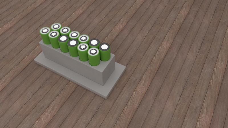 18650 Battery welding holder 12 batteries ZIG