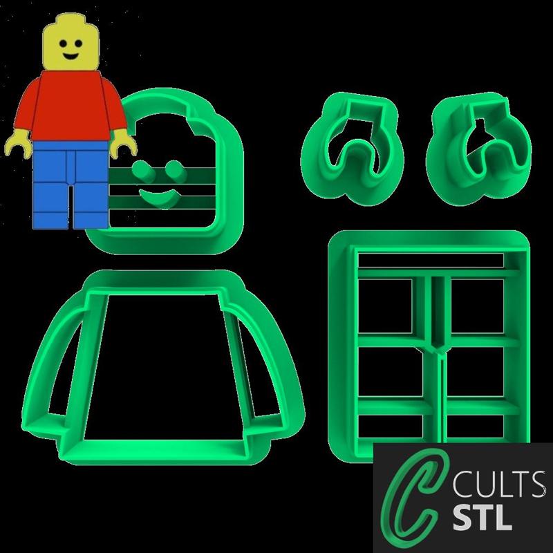 CORTADOR PERSONAGEM LEGO - 6cm