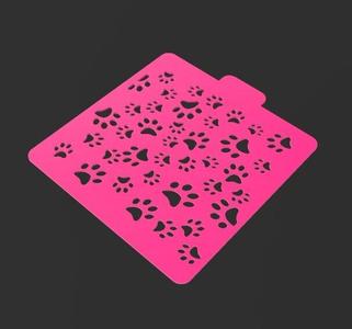Stencil pet prints 100mm