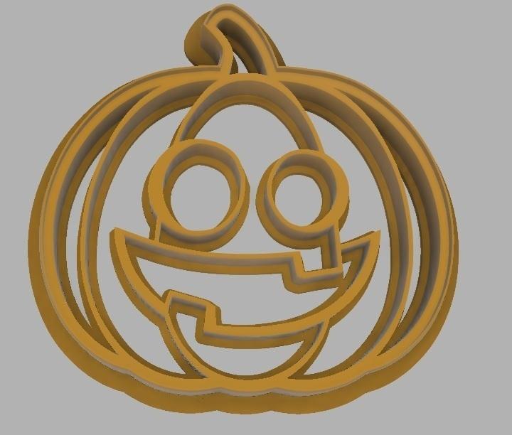 6 x Pumpkin jack o lantern - Halloween Cookie/Dough Cutter