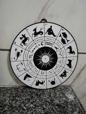 Zodiac signs wall clock - Clock with zodiac signs