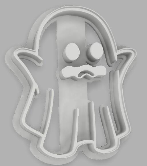 Scared Ghost - Halloween Cookie/Dough Cutter