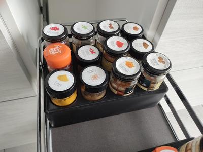 Spice Jar Rack