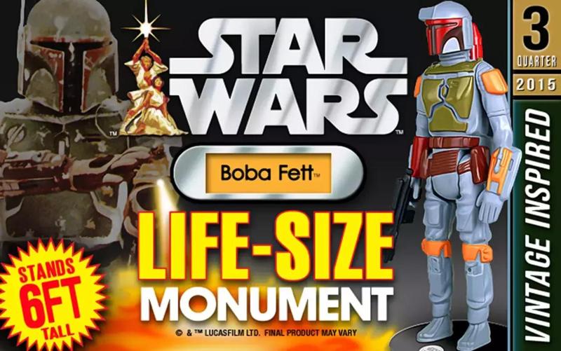 Life-Size Vintage Boba 2015 from Gen Giant 3d model stands about 6 foot w/rocket fire kit