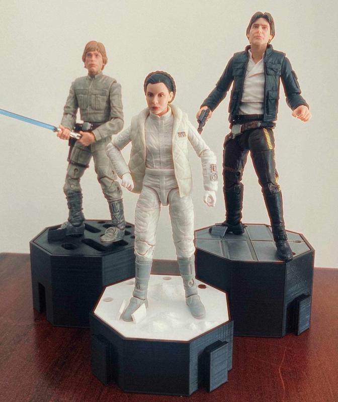 Individual support for figures 6 inches.