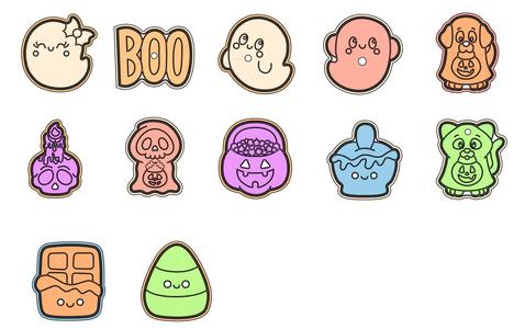 Cookie cutters -halloween-