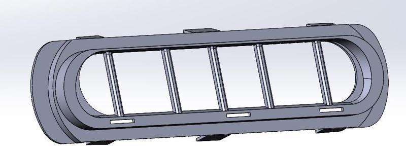 Mercedes-Benz W126 air grille.