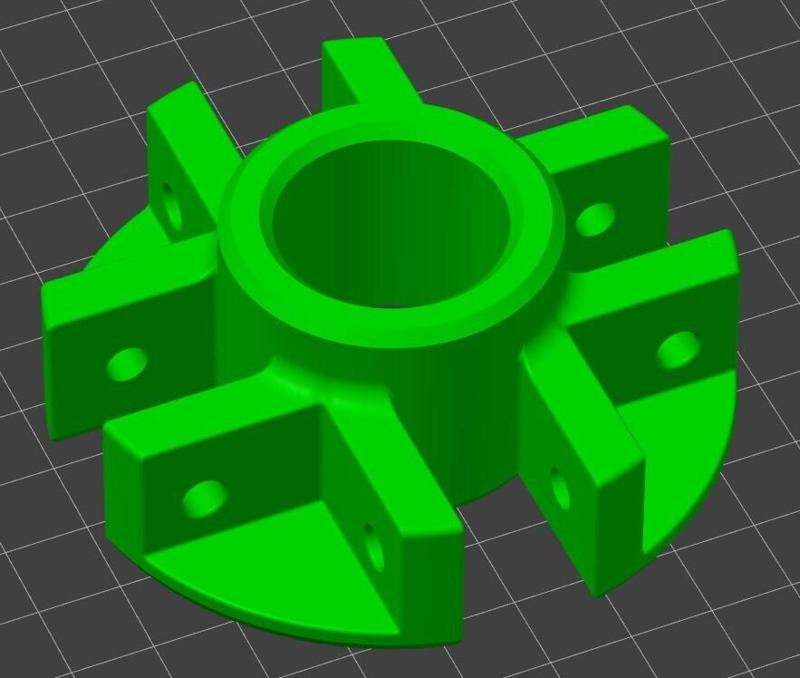 Spare Rosette Crosspiece For Tender Rickshaw Mast