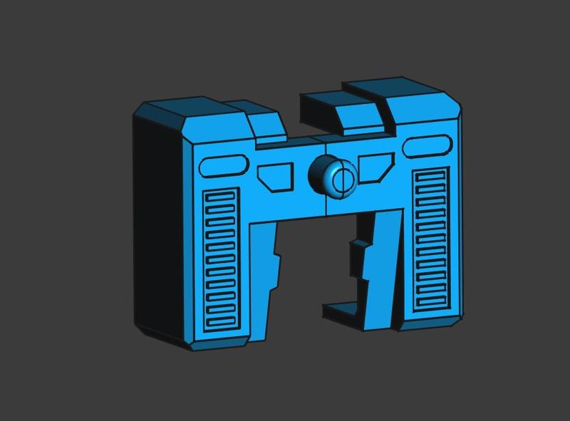 G1 Doubledealer chest plate / engine holder replacement