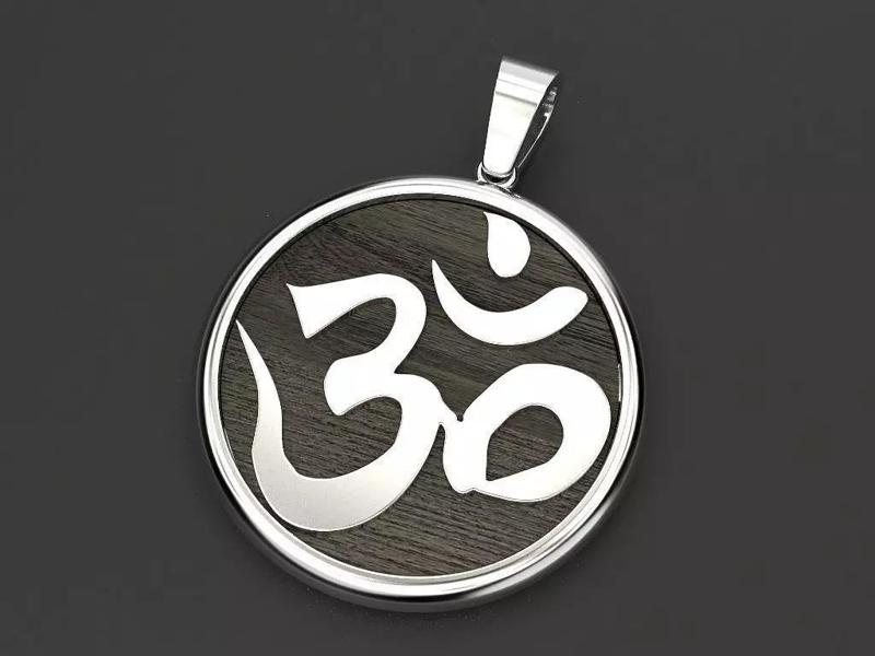 Pendant symbol omkara in Devanagari