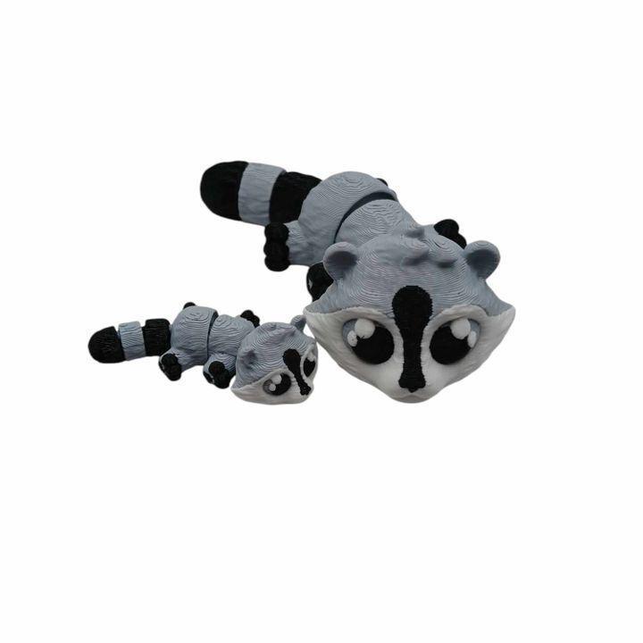 3D Tiny's Baby Raccoon Articulated