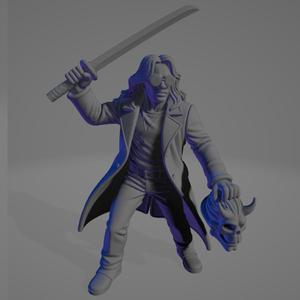 Ozzy Osbourne (Hellraiser) - Rock Zombicide/RPG Miniature