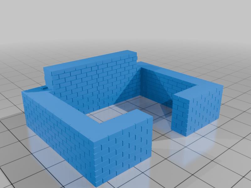 GREEN HOUSE with BRICK FOUNDATION O GAUGE