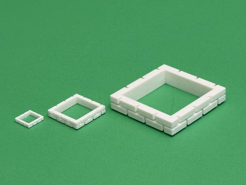 SQUARE BRICK CHIMNEY MULTIPLE SCALES