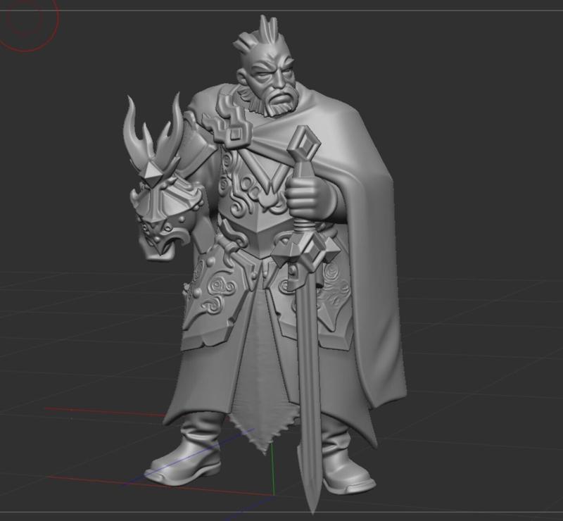 Sire Soldier for Medieval Fantasy Wargame