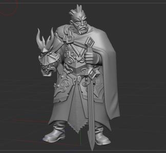 Sire Soldier for Medieval Fantasy Wargame