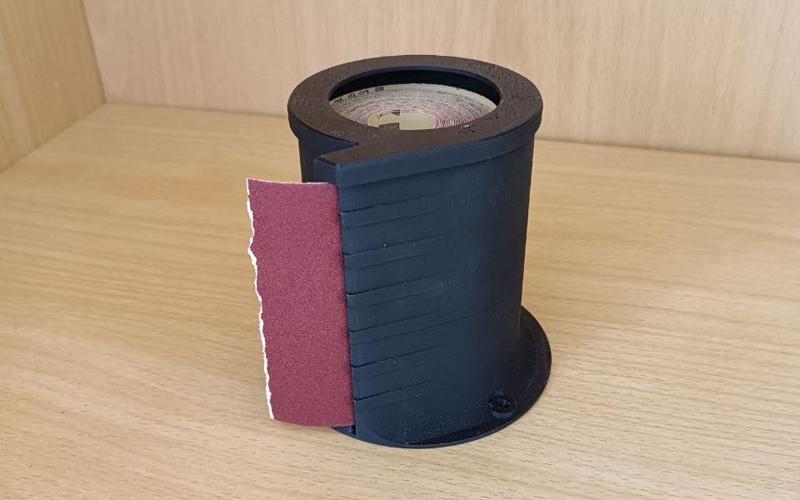 Sandpaper dispenser 93mm wide